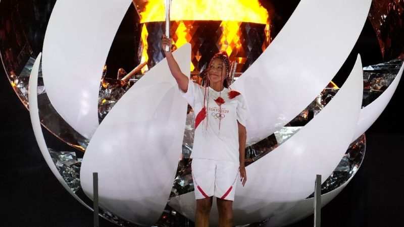 Naomi Osaka, symbol of the start of the Olympic Games